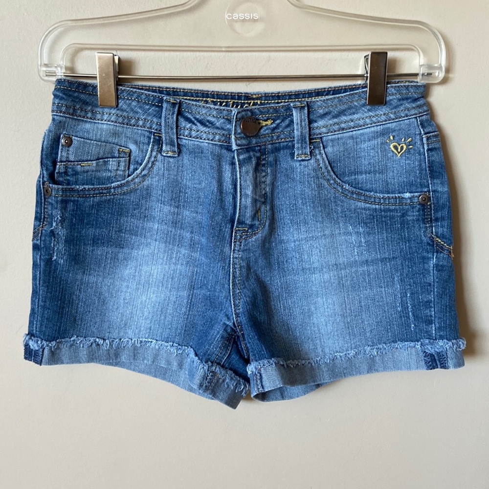 justice denim / jean shorts